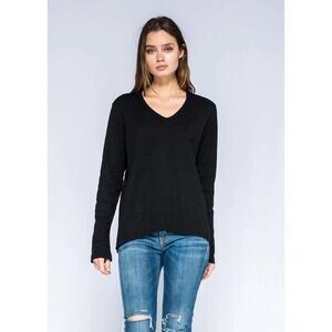 Wilt Long Sleeve Boyfriend Tee Size XS Black